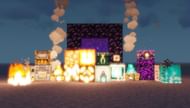 Light sources (Image via Minecraft)